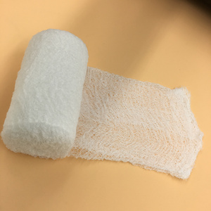 Sterile cotton krinkle gauze bandage roll