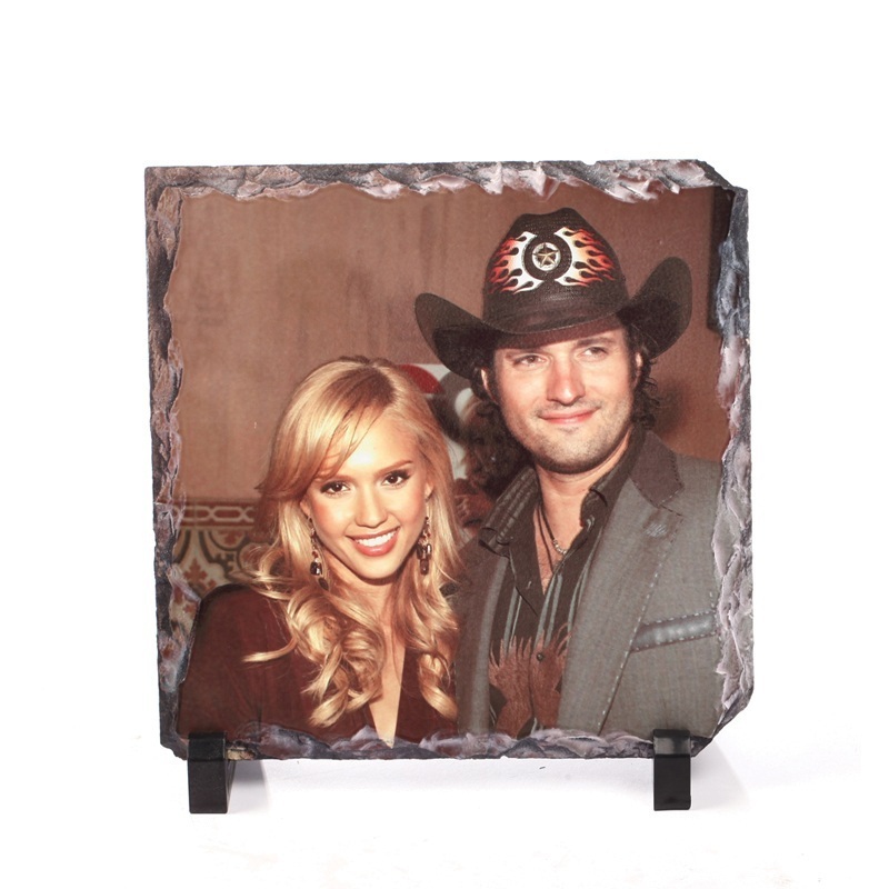 Sunmeta factory directly 3D sublimation blank rock photo frame SH25