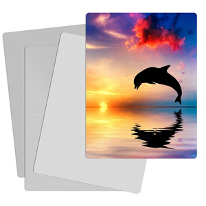 Sunmeta hot sale Sublimation HD Metallic photos Aluminum Sheet Printing wholesale