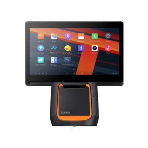 Customized Sunmi T2s Android 9.0 POS Systems Terminal  Machine with 15.6 Inch Multi Touch Screen