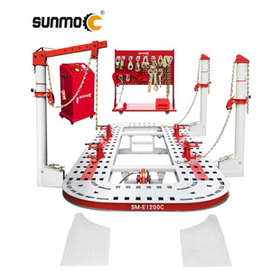 Sunmo Square tube autorobot frame machine/portable frame straightener/car body straightening bench