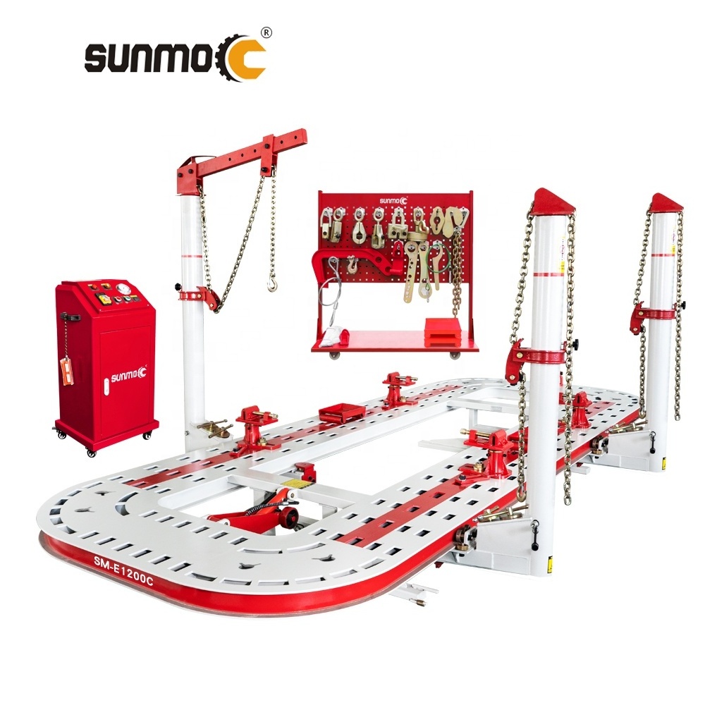 Sunmo Square tube autorobot frame machine/portable frame straightener/car body straightening bench