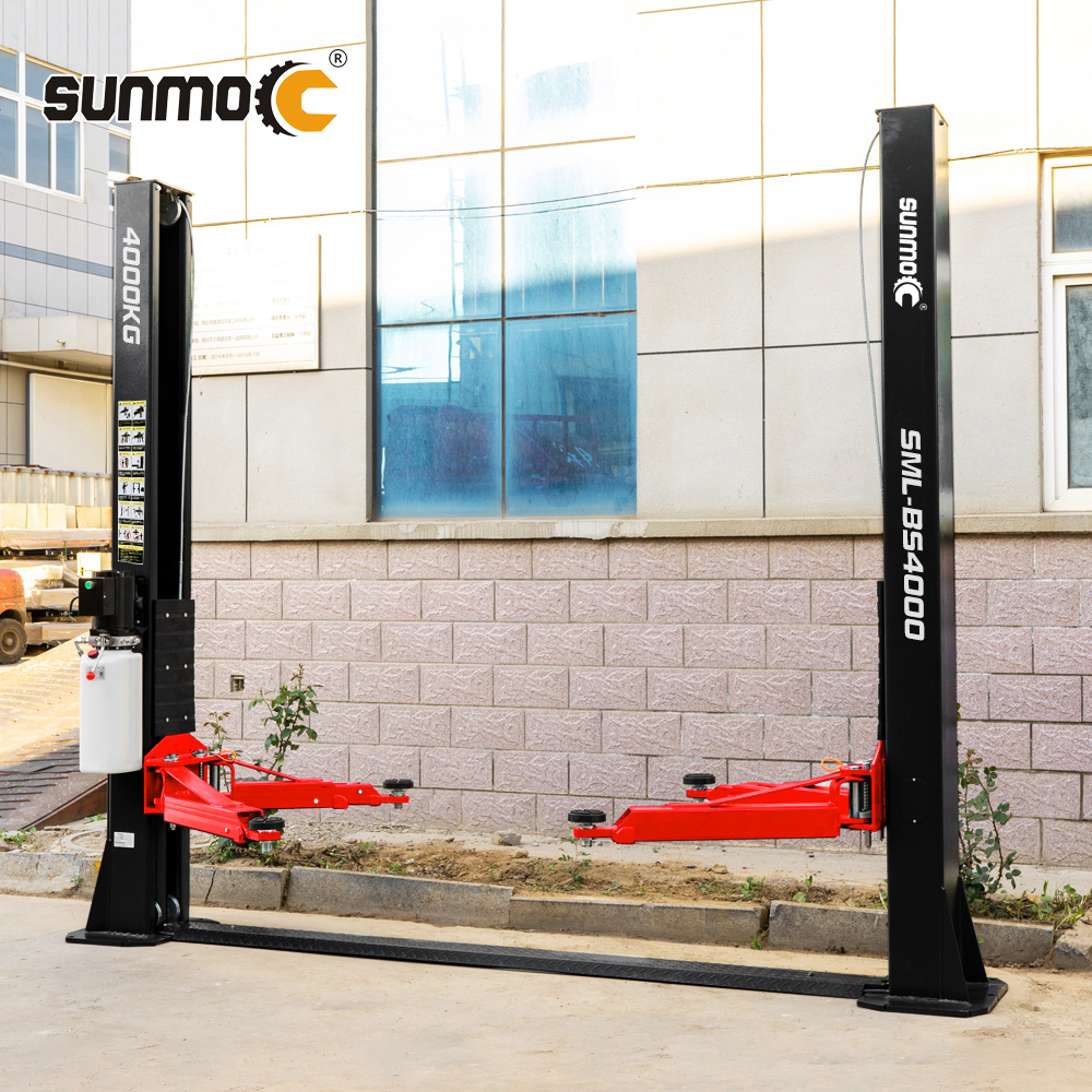 Sunmo 2 Post Car Lift Roadbuck 2 Post Car Lift 4 Ton Single side Release Garage Repair Equipment