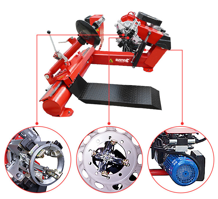 Sunmo SMT-C600 Mobile Truck Tire Changer, Tire Changer Truck Tire Changer for Sale