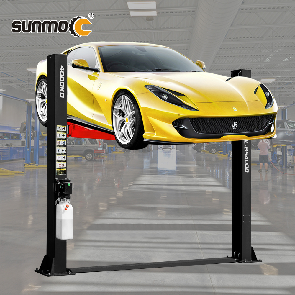 Sunmo widely used 5 ton 2 post hydraulic car lift for home garages tire repair tools automotive car lift