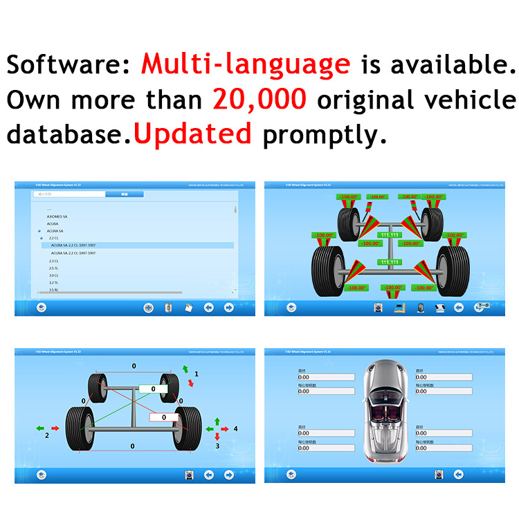 Sunmo wheel alignment machine for sale 3d wheel aligner used