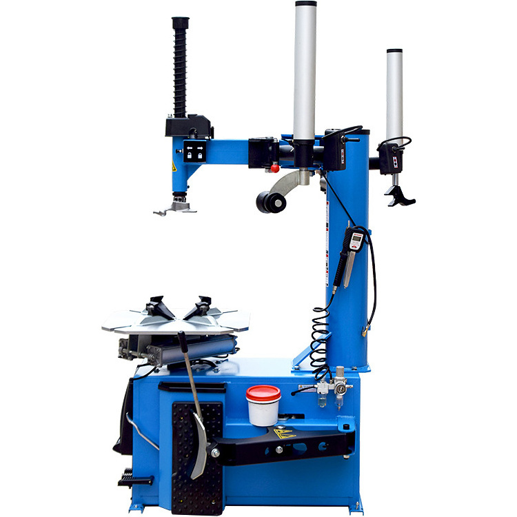 Commercial tire changer tire disassembly machine for garage equipment