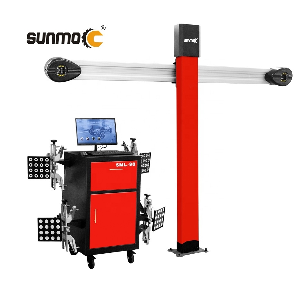 Sunmo SML-90  Triple Mobile Masker Masking Machine Masking Paper Tape Roll Holder Stand for Car Paint