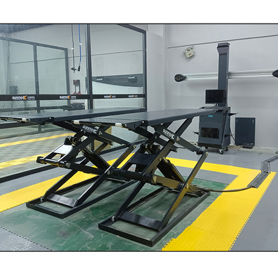 Sunmo Factory price Hydraulic Scissor car Lift Ultra-thin Scissor Lift super thin scissor car lifts