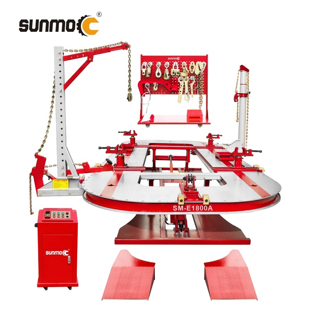 Sunmo I-beam steel autorobot frame machine/portable frame straightener/car body straightening bench