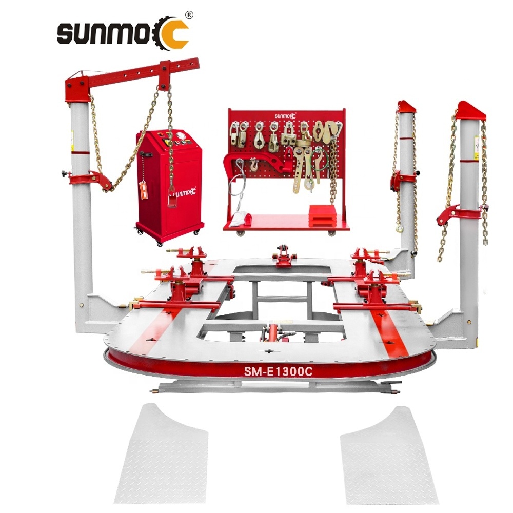 Sunmo Factory direct supply work shop equipmentyanti primacy car rotisserie for sale repair bench for auto body