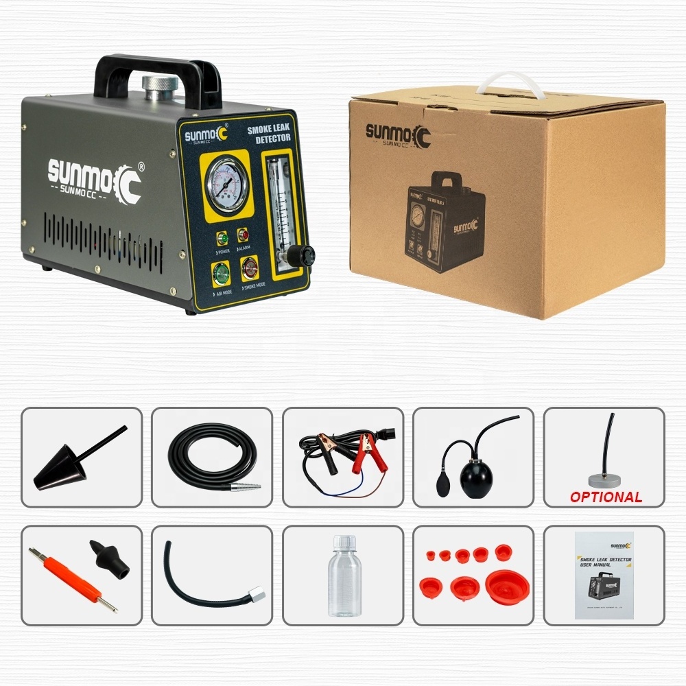 Summo SM-205S 2023 NEW Smoke Leakage Analyzer Smoke Machine with Air Pressure Leak Detector Car Trucks EVAP Detect Pipe Check