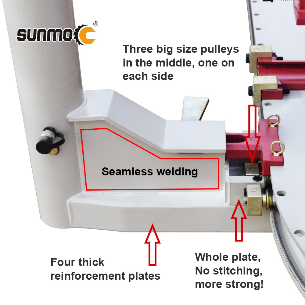 Sunmo Factory direct supply work shop equipmentyanti primacy car rotisserie for sale repair bench for auto body