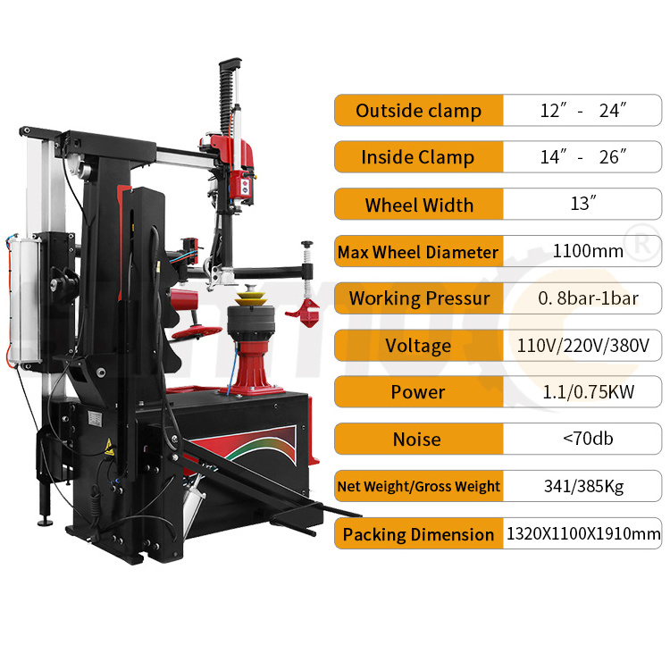 Sunmo China Cheap Price Car Super Auto Machine Fully Automatic Tire Changer