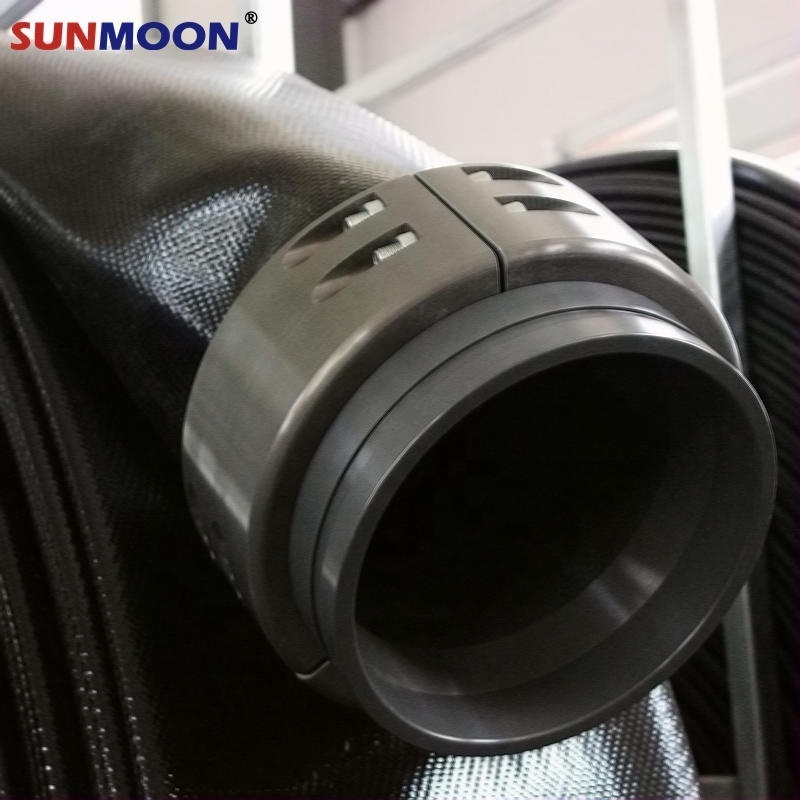 SUNMOON heavy duty high pressure 200 psi 12 or 10 inch tpu lay flat hose irrigation pipe