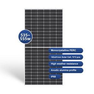 New Paneles Solares Fotovoltaicos Kit 100 Watts 200w 400w 545w 500w Monocrystalline Glass Solar Power Panel