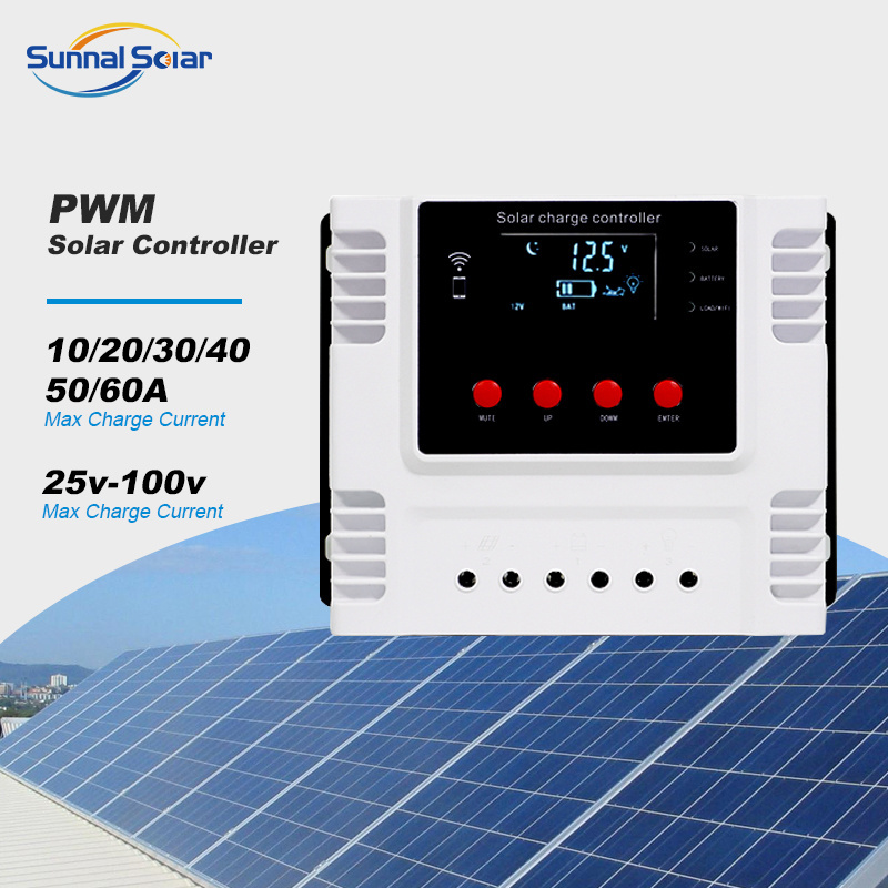 12V 24V 48 Volt 50 Amp Solar Charge Controller Solar Panel Charge Battery Regulator USB PWM controller