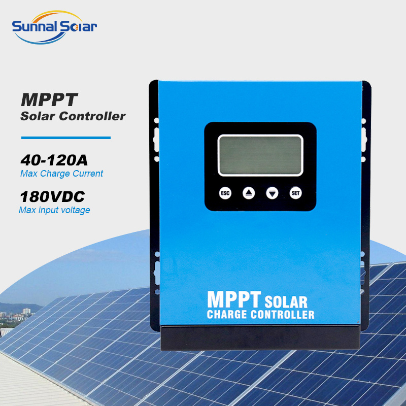 High Efficiency MPPT Dual USB Output Controller solar charge controller 12V 24V 36V 60A 80A 100A MPPT Solar Controller