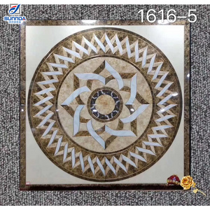 Customized beautiful marble mosaic flower parquet medallion tile luxury lobby hotel floor design waterjet marble medallion