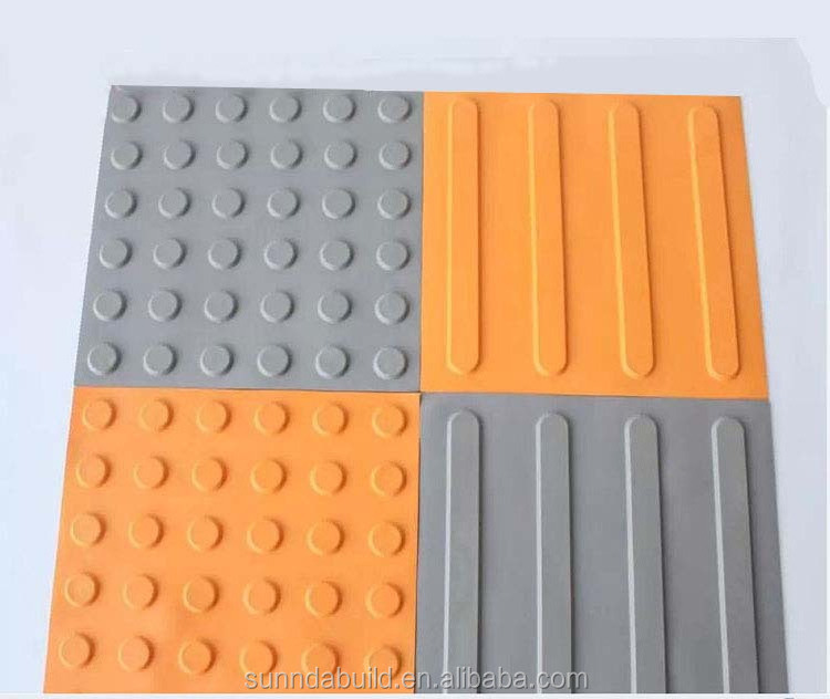 ceramic guiding blind street brick tiles, 300x300 non slip outdoor ceramic road floor homogeneous tiles