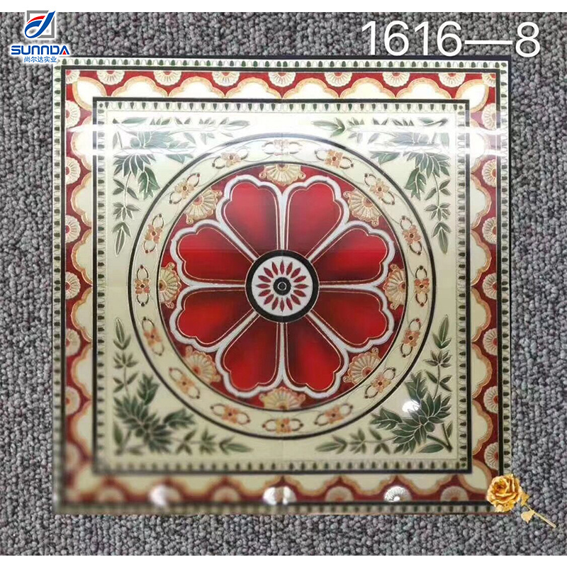 Customized beautiful marble mosaic flower parquet medallion tile luxury lobby hotel floor design waterjet marble medallion