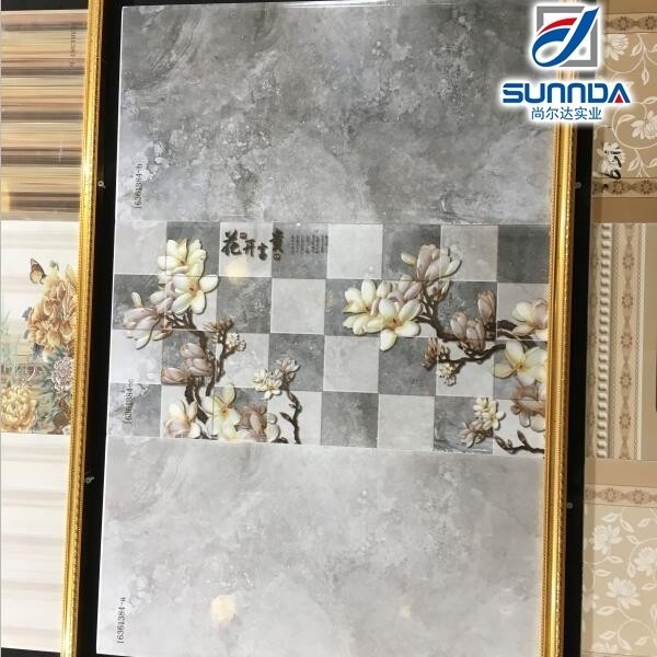 300X600 anti-cratch matt and glossy finish mirror suface decorative ceramic wall tile porcelain tile for bathroom and kitchen