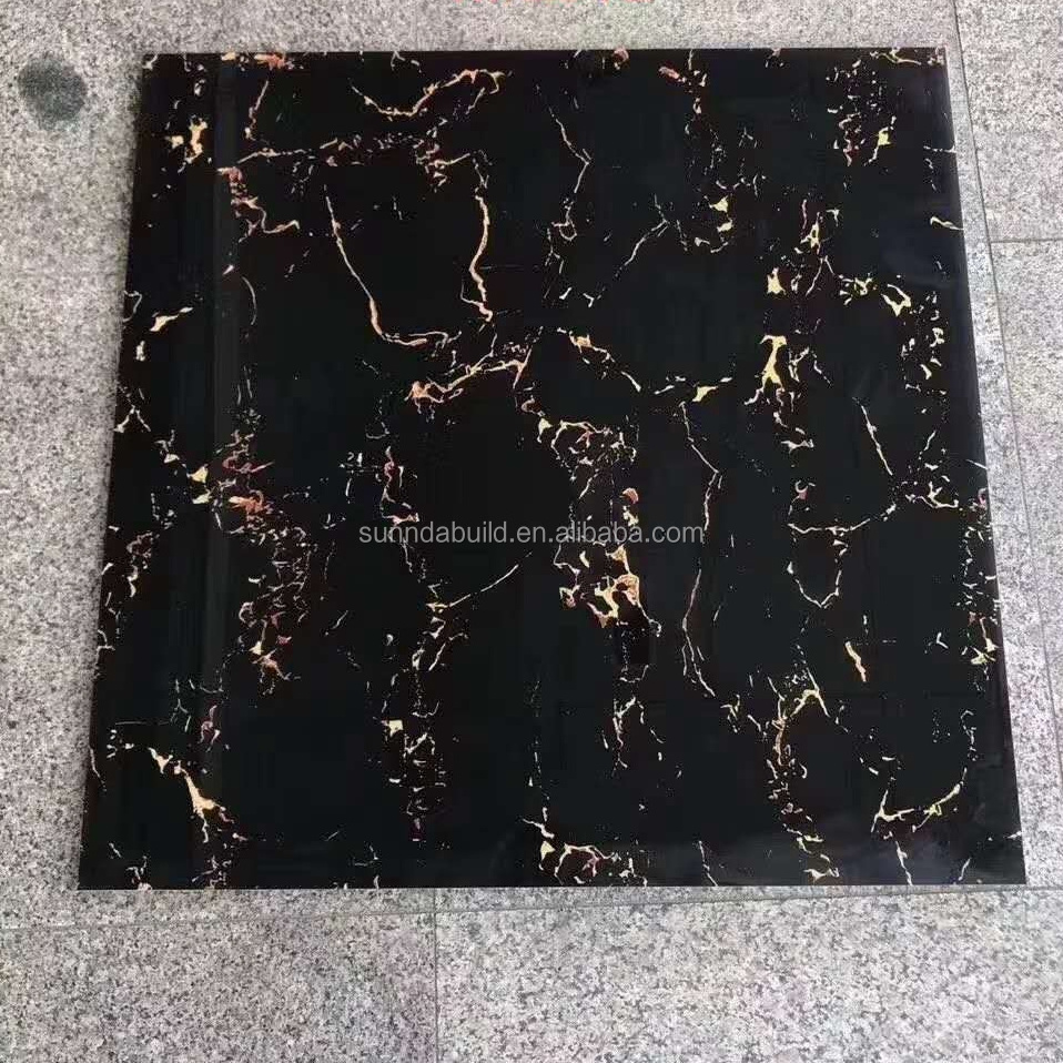 600x600 kajaria vitrified house bathroom bedroom new model black glossy glazed polished marble flooring tiles price philippines