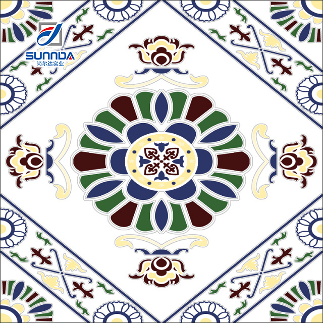 300x300 Mexican Spanish colorful new designs background wall tiles art flower pattern ceramic tiles and floor porcelain tile