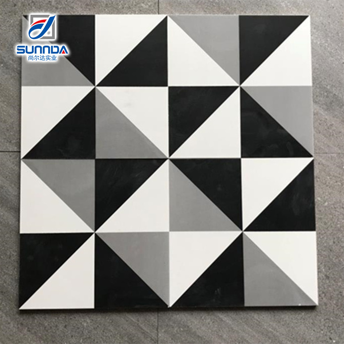 Italian style white and black new designs background art flower pattern ceramic tiles 300x300 wall and floor porcelain tile