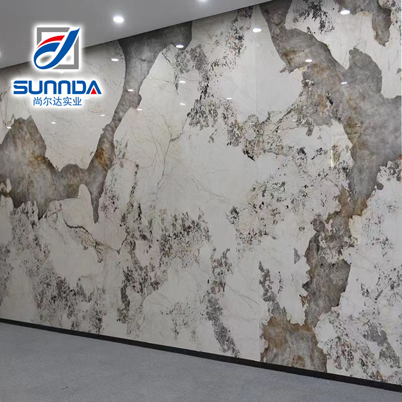 Large sizes Marble designs sintered stone slab tiles matte glossy satin surface Counter top kitchen floor wall tile Decoration