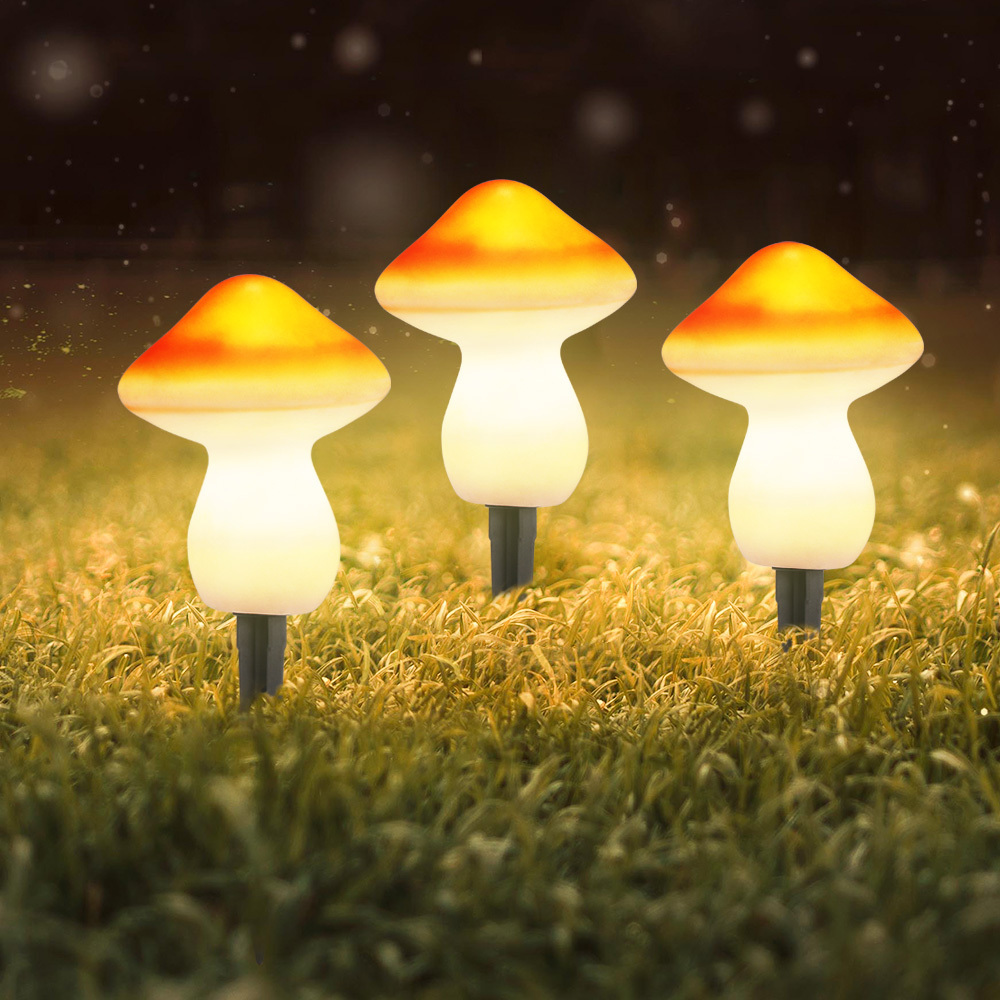 Solar Energy Mushroom String Light Lamp For Garden Party Decoration