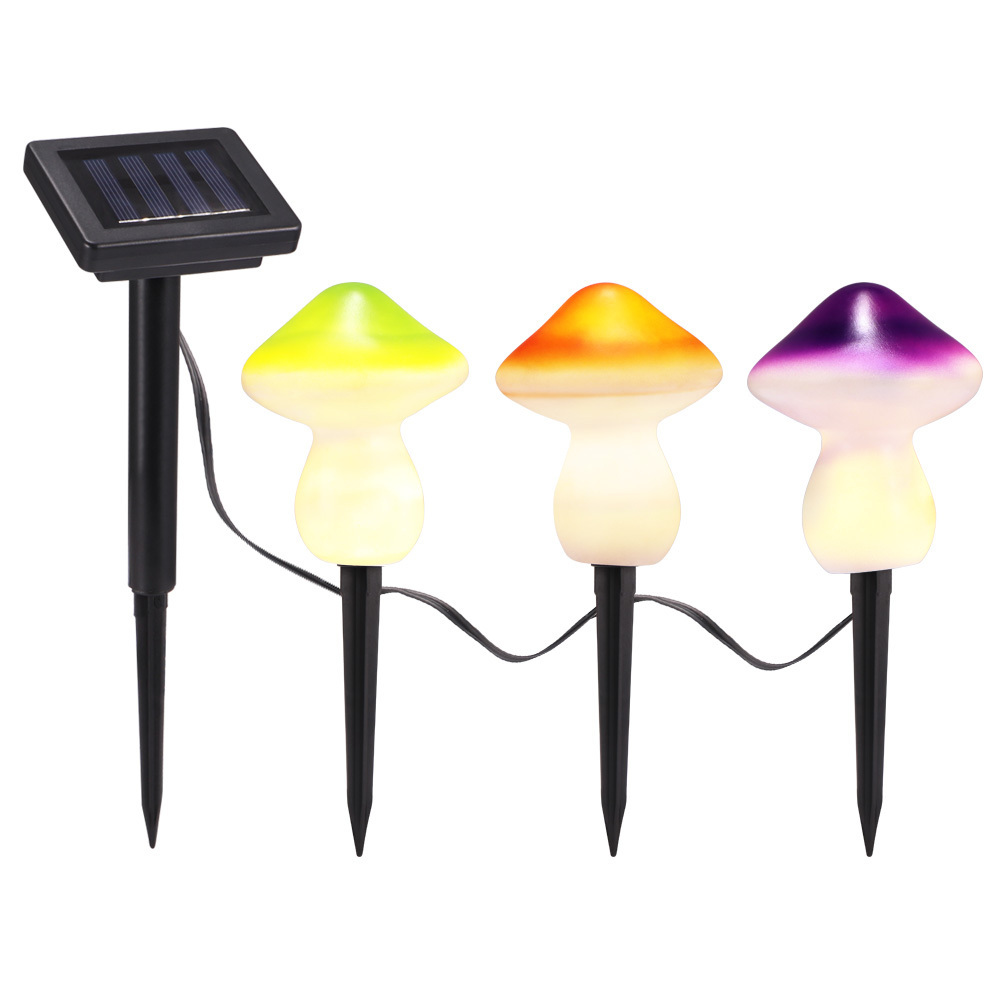 Solar Energy Mushroom String Light Lamp For Garden Party Decoration