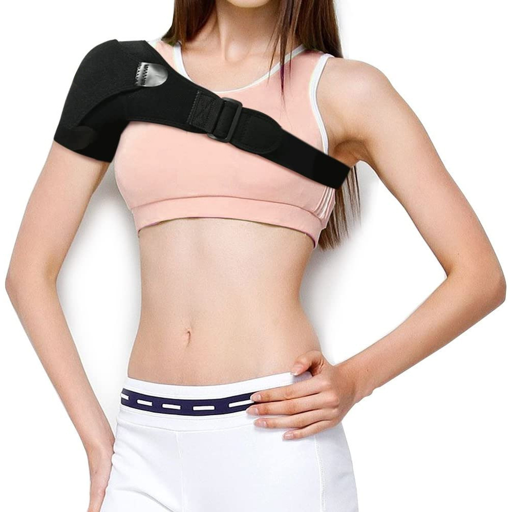 Sports shoulder protectors with breathable and adjustable pressure chloroprene rubber anti pull  in stock wholesale