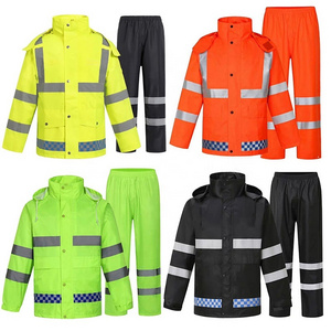 Waterproof Reflective Safety Jacket ANT5PPE High Visibility Reflective Bunny Jacket Road Safety Hi-Vis