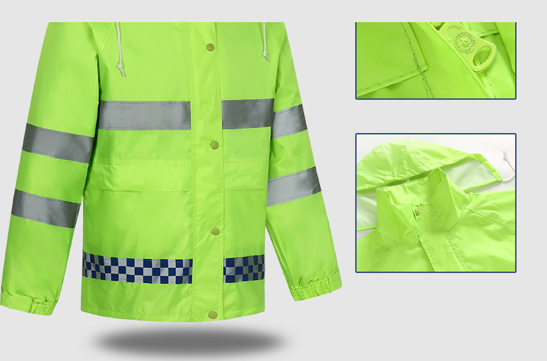 Waterproof Reflective Safety Jacket ANT5PPE High Visibility Reflective Bunny Jacket Road Safety Hi-Vis