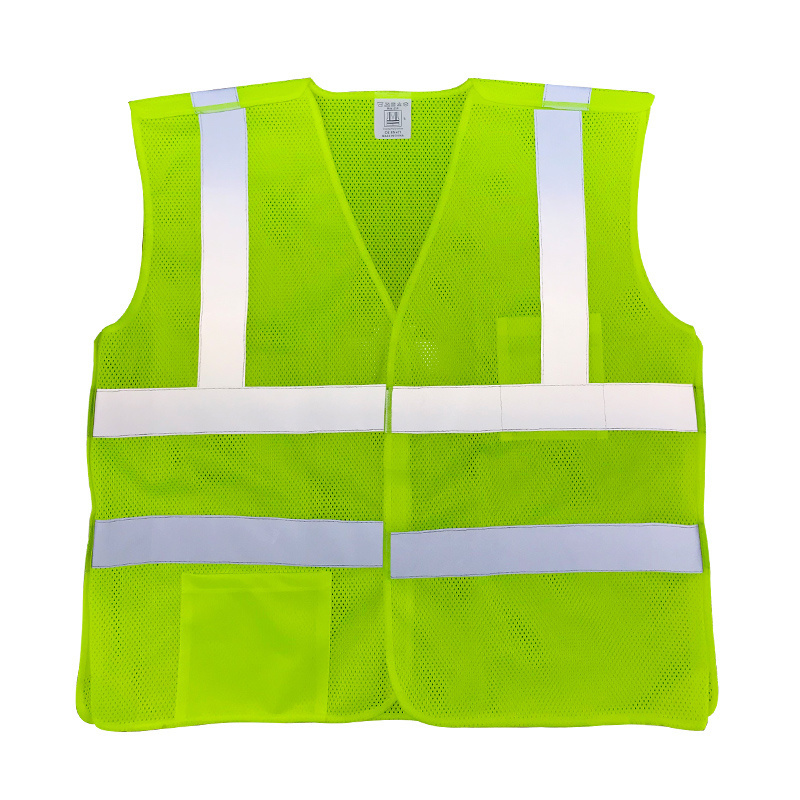 ANT5PPE High-Visibility Breakaway Mesh Safety Vest ANT5 HiVis Hook Loop Reflective 5-Point Breakaway Lime Color Safety Clothing