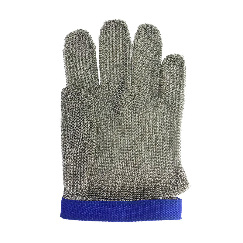 ANT5PPE SNG-SS201 Safety Anti-Cut Level 5 Stainless Steel Metal Mesh Butcher Glove Cut Resistant Gloves For Industry Kitchen