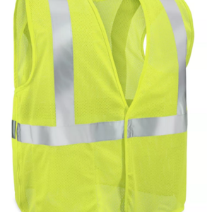 ANT5PPE High-Visibility Breakaway Mesh Safety Vest ANT5 HiVis Hook Loop Reflective 5-Point Breakaway Lime Color Safety Clothing