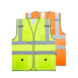 ANT5 Durable ANSI 107 Class 2 Multi-pockets 5 Sizes High Visible Reflective Safety Vest for Outdoor Working Cycling Volunteering