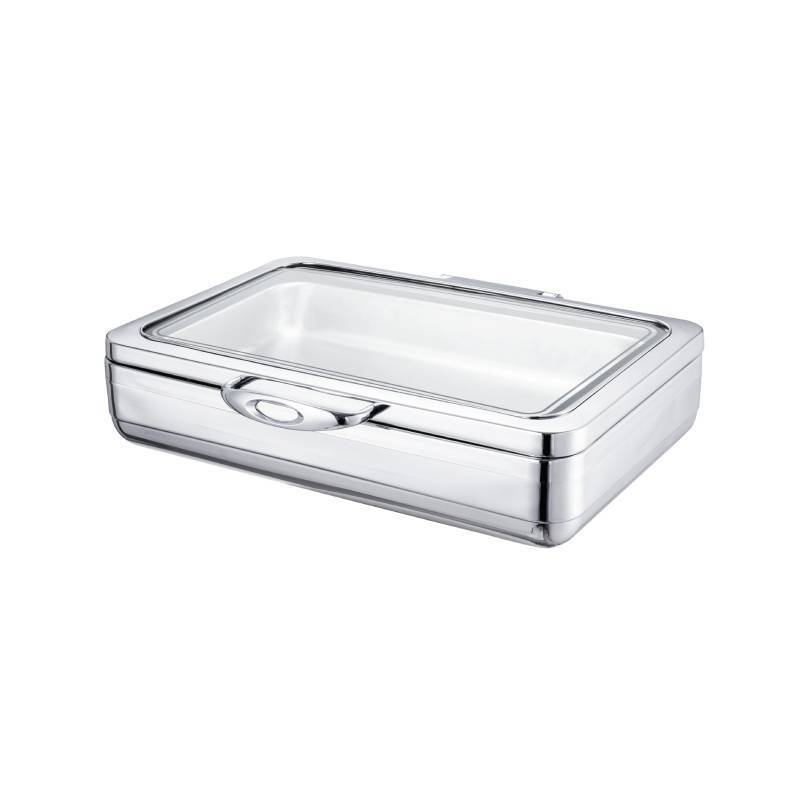 Sunnex Rectangular Food Warmer Stainless Steel Buffet Electric Chafing Dish