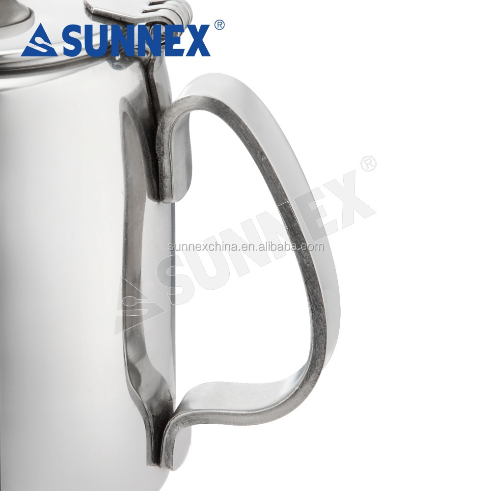 Sunnex for Hotel and Restaurant High Quality Stainless Steel Coffee Kettle.Hotel Tea Pot