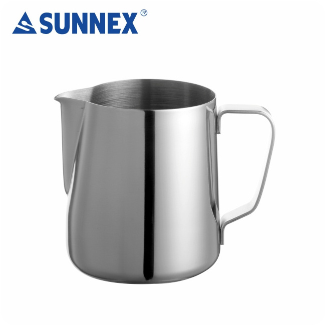 SUNNEX 2022 Hot Sale High Quality Classic Stainless Steel 600mL Milk Jug, Silver