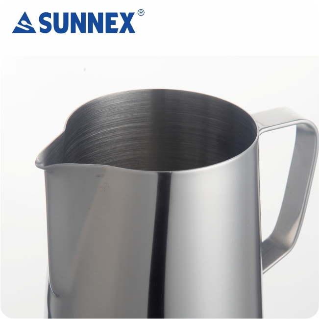 SUNNEX 2022 Hot Sale High Quality Classic Stainless Steel 600mL Milk Jug, Silver