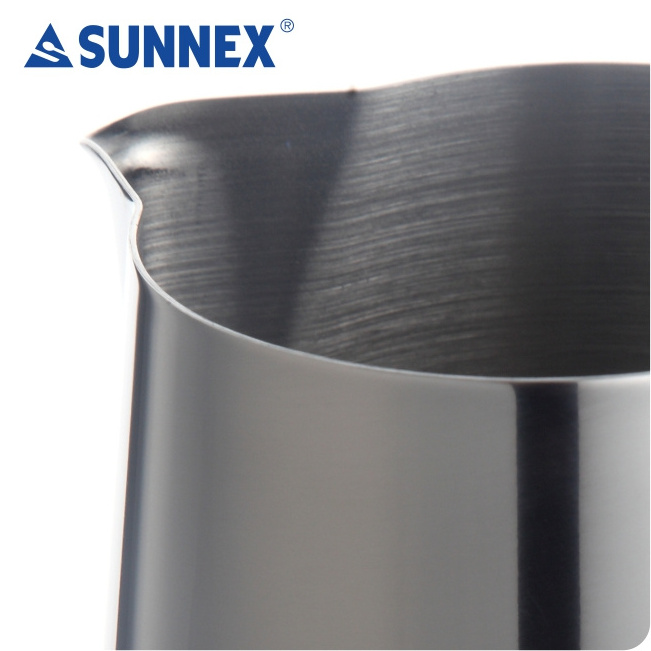 SUNNEX 2022 Hot Sale High Quality Classic Stainless Steel 600mL Milk Jug, Silver