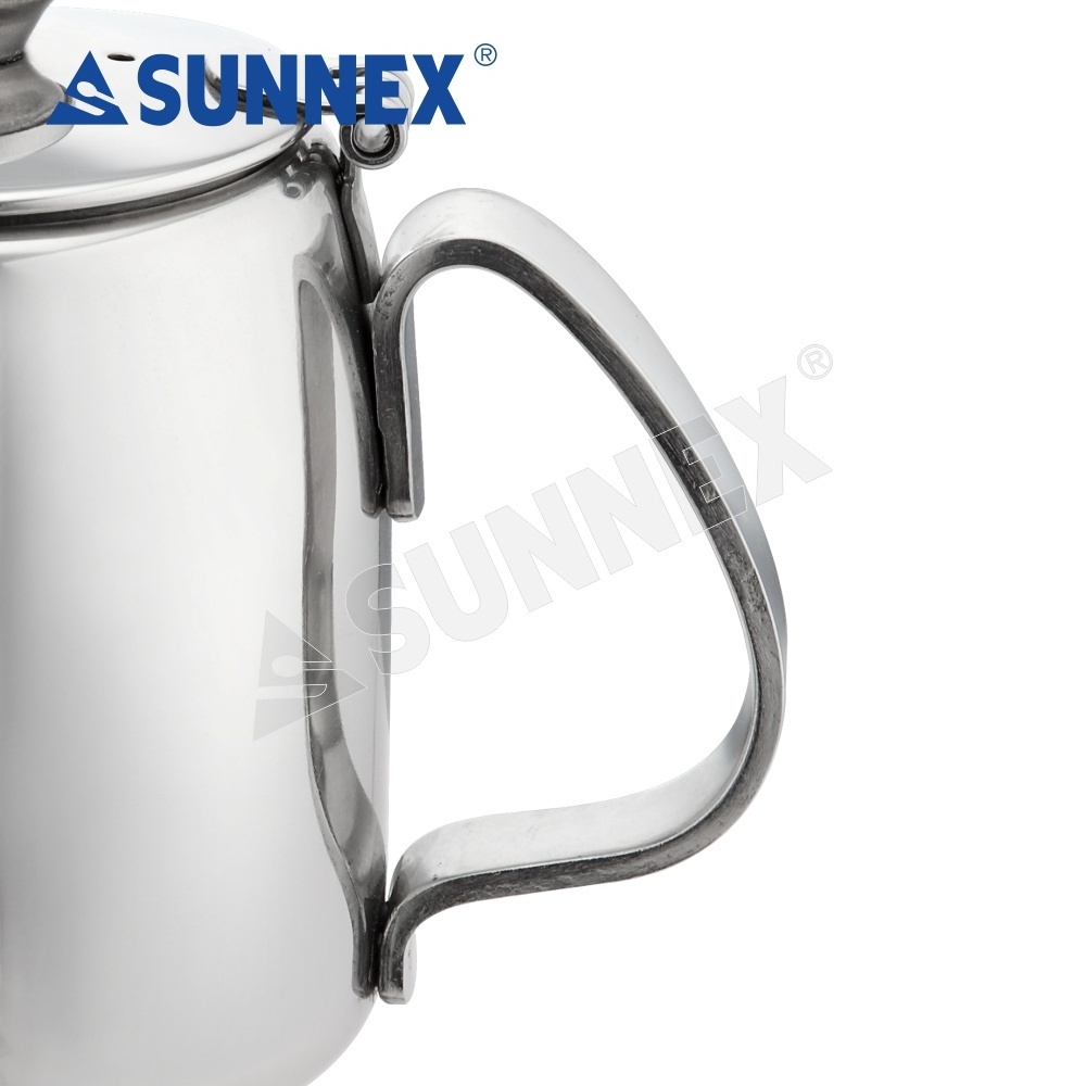 Sunnex for Restaurant and Hotel Stainless Steel 0.6Ltr Teapot