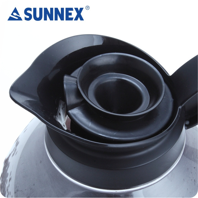 Sunnex 2022  Hot Selling Hotel Mini Coffee Decanters with Polycarbonate Body and Stainless Steel Base