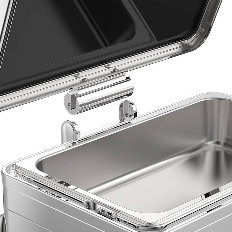 Sunnex Rectangular Food Warmer Stainless Steel Buffet Electric Chafing Dish