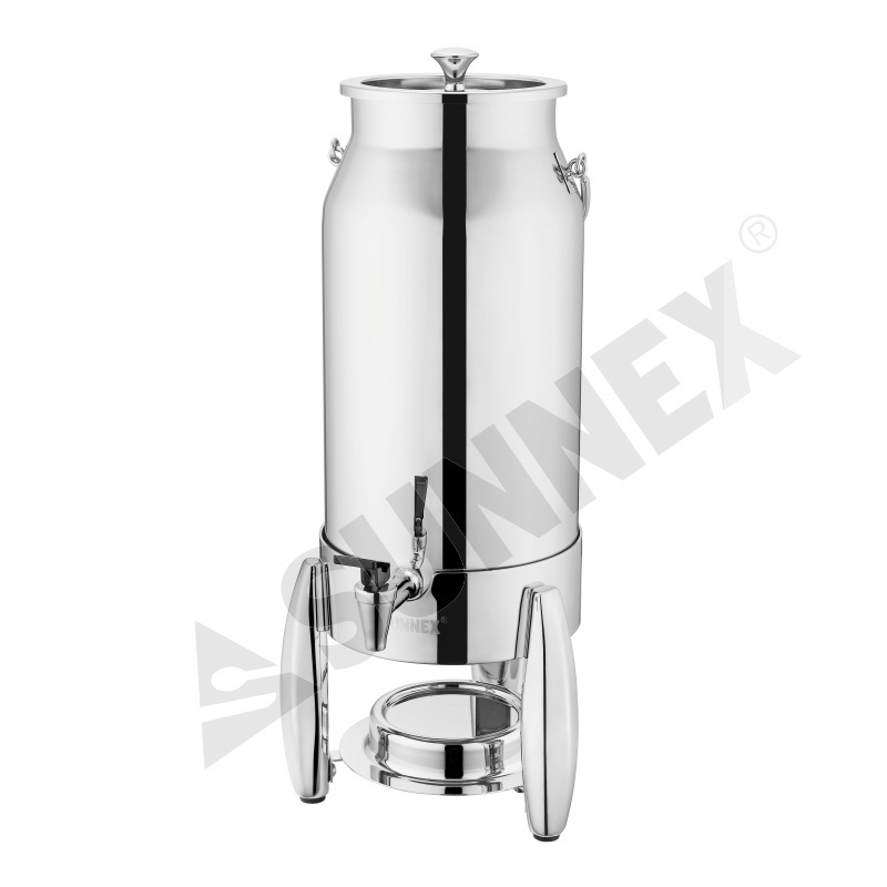 Sunnex New Design Stainless Steel Cover Large Capacity 5 ltr Milk Dispenser Milk Urn