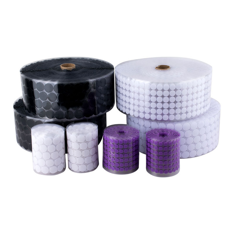 Hook and Loop Dots Transparent Self-adhesive Velcroes Tapes Adhesive Hook and Loop Coins Dots