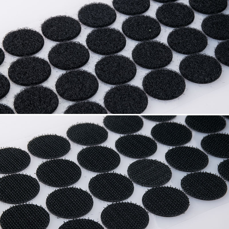 Hook and Loop Dots Transparent Self-adhesive Velcroes Tapes Adhesive Hook and Loop Coins Dots